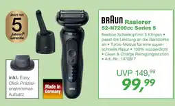 EP Braun rasierer 52-n7200cc series 5 Angebot