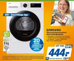 Expert Samsung wärmepumpentrockner dv8tcgc0b0aeeg Angebot