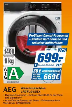 Expert Aeg waschmaschine lr7fl942ex Angebot