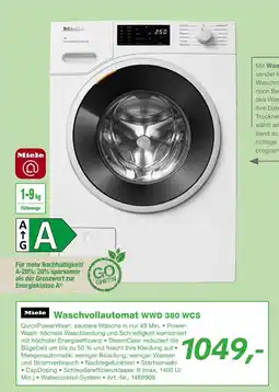 EP Miele waschvollautomat wwd 380 wcs Angebot