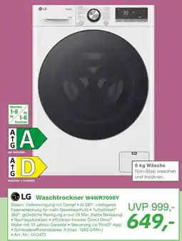 EP Lg waschtrockner w4wr7096y Angebot