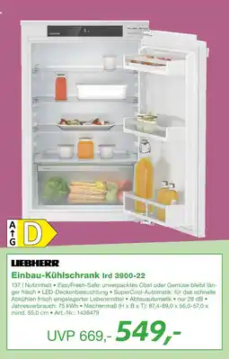 EP Liebherr einbau-kühlschrank ird 3900-22 Angebot