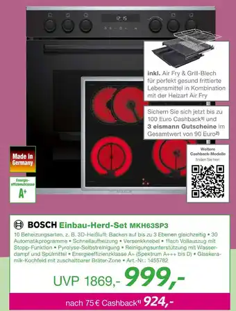 EP Bosch einbau-herd-set mkh63sp3 Angebot