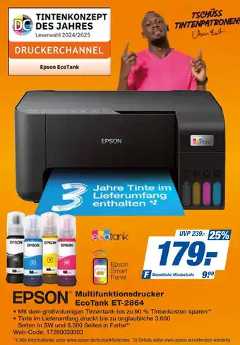 Expert Epson multifunktionsdrucker ecotank et-2864 Angebot