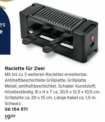 Tchibo Raclette für Zwei Angebot