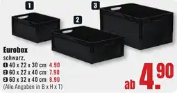 B1 Discount Baumarkt Eurobox Angebot