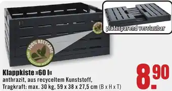 B1 Discount Baumarkt Klappkiste Angebot