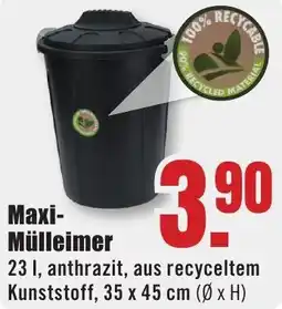 B1 Discount Baumarkt Maxi Mülleimer Angebot