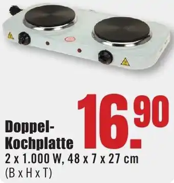 B1 Discount Baumarkt Doppel Kochplatte Angebot