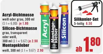 B1 Discount Baumarkt Acryl-Dichtmasse Angebot