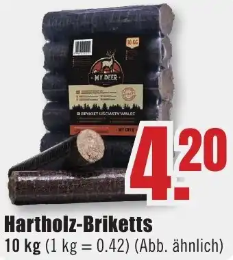 B1 Discount Baumarkt Hartholz-Briketts Angebot