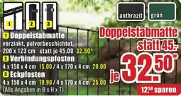 B1 Discount Baumarkt Doppelstabmatte Angebot