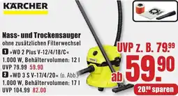 B1 Discount Baumarkt KÄRCHER Nass- und Trockensauger Angebot