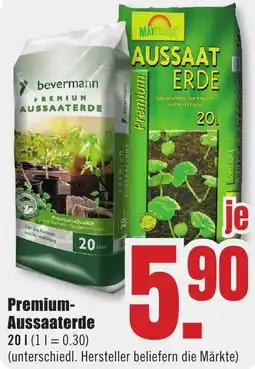 B1 Discount Baumarkt Premium Aussaaterde Angebot