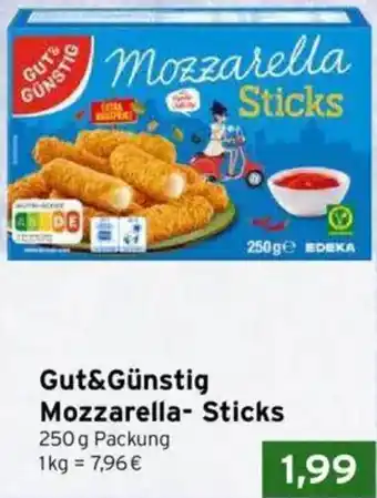 CAP Markt Gut&Günstig Mozzarella Sticks Angebot