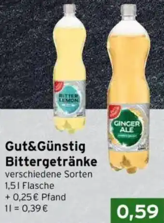 CAP Markt Gut&Günstig Bittergetränke Angebot