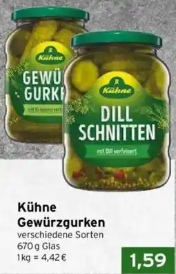 CAP Markt Kühne Gewürzgurken Angebot