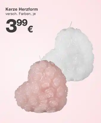 KiK Kerze herzform Angebot