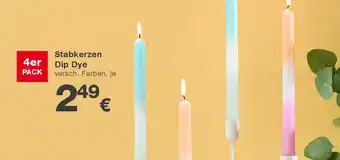 KiK Stabkerzen Dip Dye Angebot