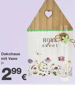 KiK Dekohaus mit vase Angebot