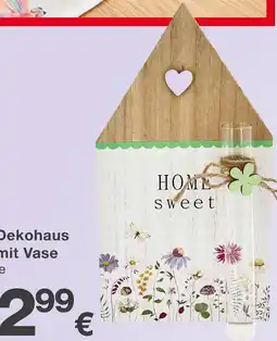 KiK Dekohaus mit vase Angebot