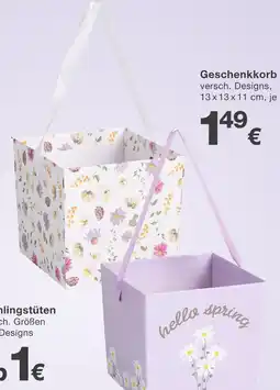 KiK Geschenkkorb Angebot