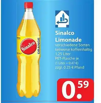 Famila Nord Ost Sinalco Limonade 1,25L Angebot