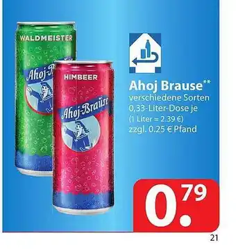 Famila Nord Ost Ahoj Brause 0,33L Angebot