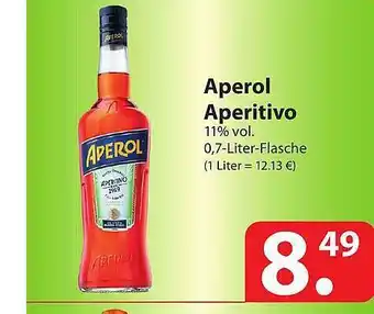 Famila Nord Ost Aperol Aperitivo 0,7L Angebot