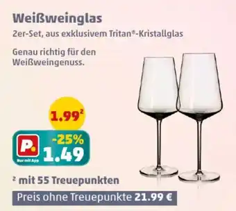 PENNY Weißweinglas Angebot