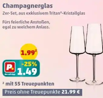 PENNY Champagnerglas Angebot