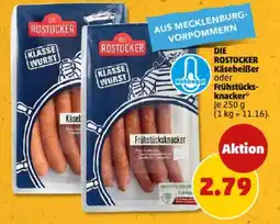 PENNY DIE ROSTOCKER Käsebeiẞer oder Frühstücks- knacker Angebot