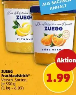 PENNY ZUEGG Fruchtaufstrich Angebot