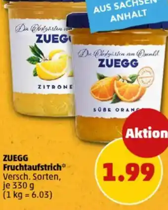 PENNY ZUEGG Fruchtaufstrich Angebot