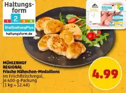 PENNY MÜHLENHOF REGIONAL Frische Hähnchen-Medaillons Angebot