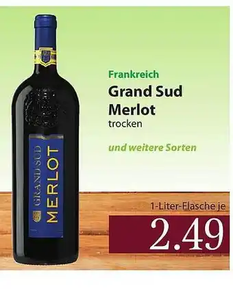 Famila Nord Ost Grand Sud Merlot 1L Angebot