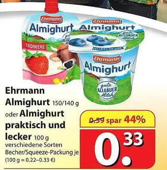 Famila Nord Ost Ehrmann Almighurt Oder Almighurt Praktisch Und Lecker Angebot