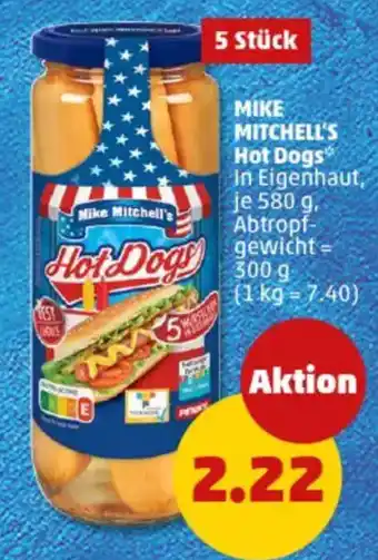 PENNY MIKE MITCHELL'S Hot Dogs Angebot