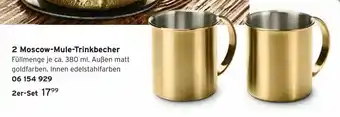 Tchibo 2 Moscow Mule Trinkbecher Angebot