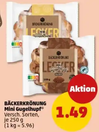 PENNY BÄCKERKRÖNUNG Mini Gugelhupf Angebot