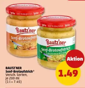 PENNY BAUTZ'NER Senf-Brotaufstrich Angebot