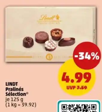 PENNY LINDT Pralinés Sélection Angebot