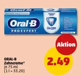 PENNY ORAL-B Zahncreme Angebot