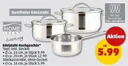 PENNY HOME IDEAS Edelstahl-Kochgeschirr Angebot