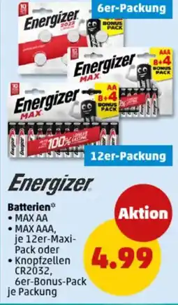 PENNY Energizer Batterien Angebot