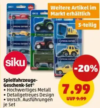 PENNY siku Spielfahrzeuge- Geschenk-Set Angebot