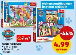 PENNY PAW PATROL Trefl Puzzle für Kinder Angebot