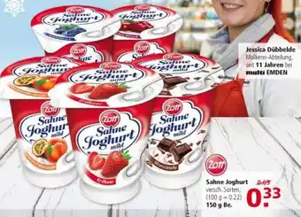 Multi Markt Zott Sahne Joghurt  150g Becher Angebot