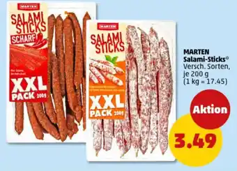 PENNY MARTEN Salami-Sticks Angebot