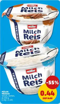 PENNY MÜLLER Milchreis Angebot